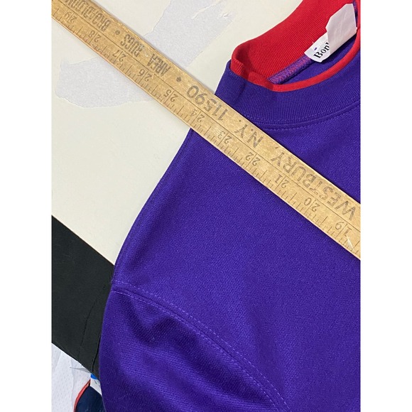 Vintage Red Hat Society XS Petite Shirt Purple With a Red Hat Fabulous Bonworth - Picture 5 of 8